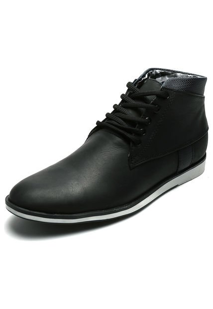Bota Casual Negro-Blanco Monserrate