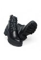 Bota De Mujer En Cuero Color Negro MoreLiber Ref. Brava de Monserrate