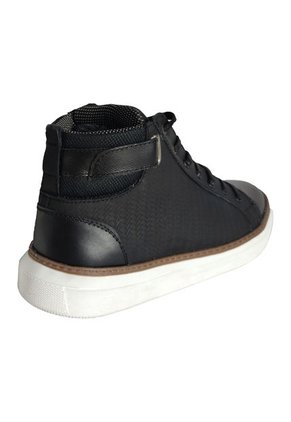 Tenis En Cuero Para Hombre En Bota Color Negro Marca Monserrate Ref. Coral