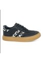 Tenis En CUERO Para Mujer Marca Moreliber Ref Urbana Color Negro-print de Monserrate