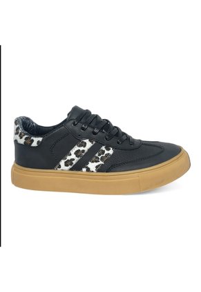 Tenis En CUERO Para Mujer Marca Moreliber Ref Urbana Color Negro-print