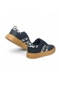 Tenis En CUERO Para Mujer Marca Moreliber Ref Urbana Color Negro-print de Monserrate