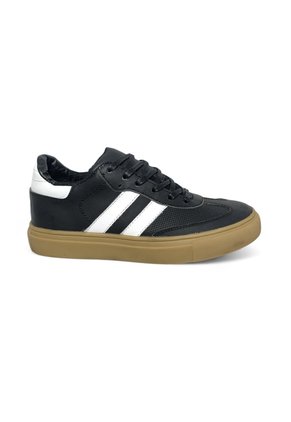 Tenis En CUERO Para Mujer Marca Moreliber Ref Urbana Color Negro-blanco
