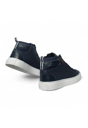 Tenis En CUERO Para Mujer Marca Moreliber Ref Prisma Color Azul