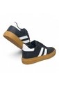 Tenis En CUERO Para Mujer Marca Moreliber Ref Urbana Color Negro-blanco de Monserrate