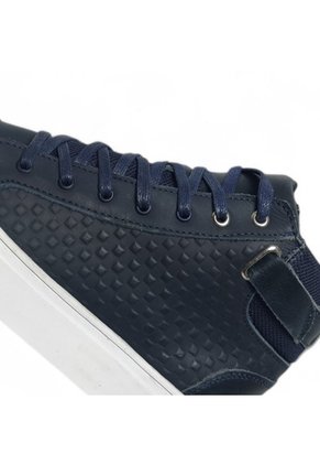 Tenis En CUERO Para Mujer Marca Moreliber Ref Prisma Color Azul