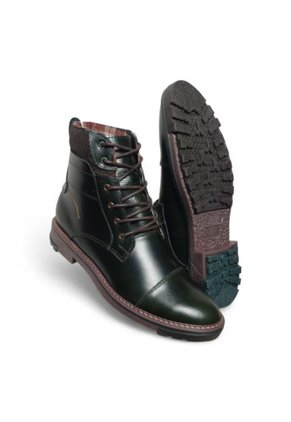 Botas En CUERO Para Hombre Color Verde Marca Monserrate Ref. Cumbre