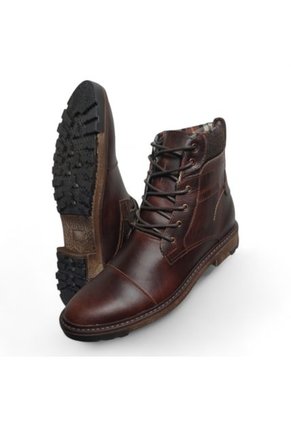 Botas En CUERO Para Hombre Color Coñac Marca Monserrate Ref. Cumbre