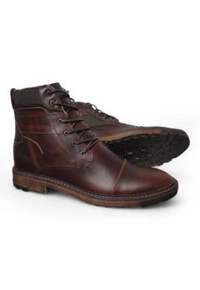 Botas En CUERO Para Hombre Color Coñac Marca Monserrate Ref. Cumbre