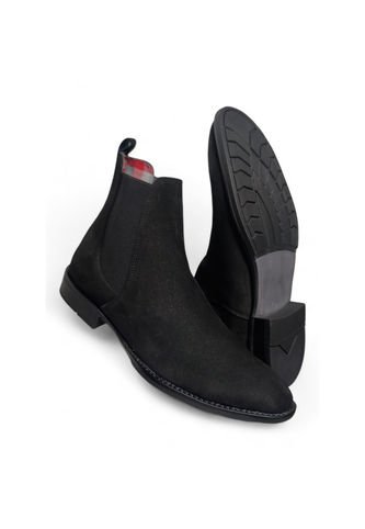 Botas En CUERO Para Hombre Color Negro Marca Monserrate Ref. Bastión Monserrate