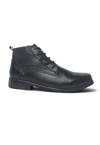 Botas En CUERO Para Hombre Marca Monserrate Ref Bambú Color Negro Monserrate