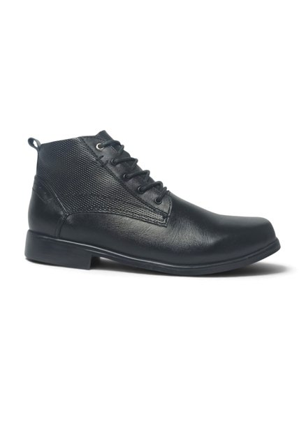 Botas En CUERO Para Hombre Marca Monserrate Ref Bambú Color Negro