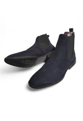 Botas En CUERO Para Hombre Color Azul Marca Monserrate Ref. Bastión