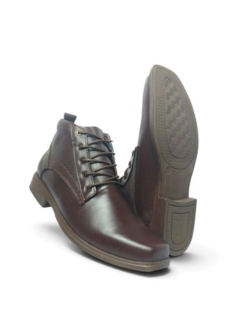 Botas En CUERO Para Hombre Marca Monserrate Ref Bambú Color Café Monserrate