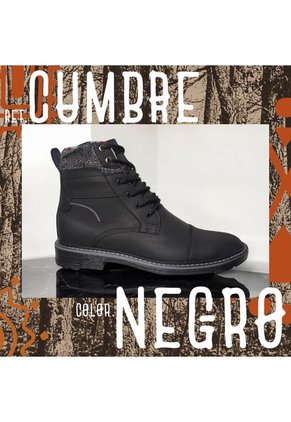 Botas En CUERO Para Hombre Color Negro Marca Monserrate Ref. Cumbre