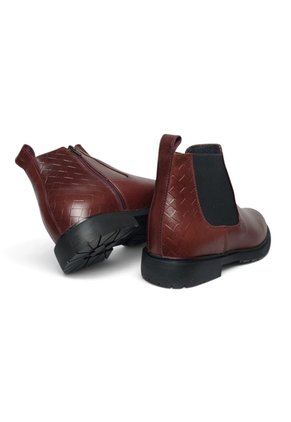 Botas En CUERO Para Hombre Marca Monserrate Ref Calarcá Color Vino