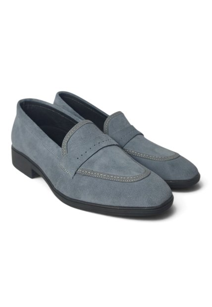 Mocasines Loafer En CUERO Para Hombre Marca Monserrate Ref Brisa Color Gris