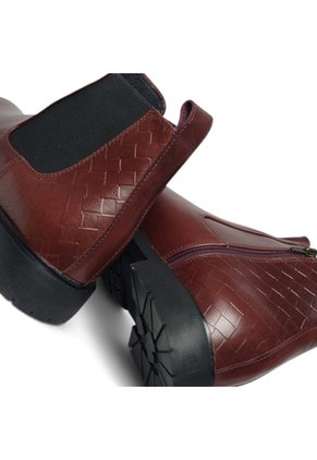 Botas En CUERO Para Hombre Marca Monserrate Ref Calarcá Color Vino