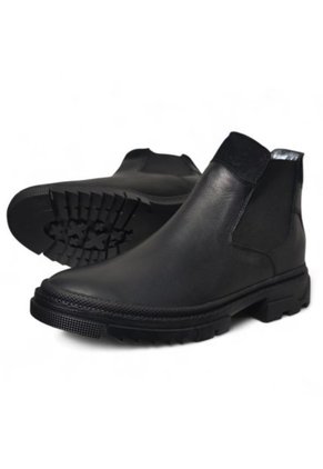 Botas En CUERO Para Hombre Color Negro Marca Monserrate Ref. Alcalá