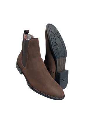 Botas En CUERO Para Hombre Color Café Marca Monserrate Ref. Bastión