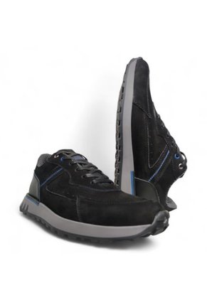 Tenis En CUERO Para Hombre Color Negro Marca Monserrate Ref. Calima