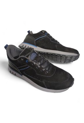 Tenis En CUERO Para Hombre Color Negro Marca Monserrate Ref. Calima