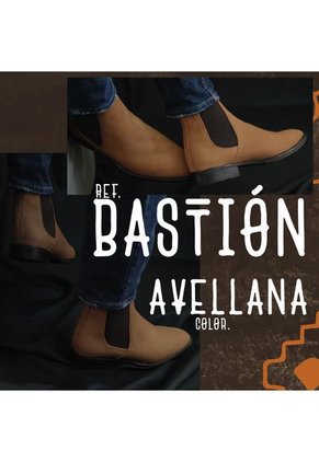 Botas En CUERO Para Hombre Color Avellana Marca Monserrate Ref. Bastión