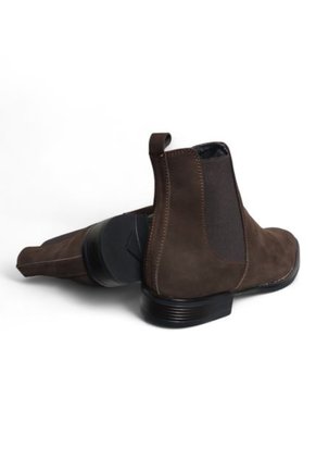 Botas En CUERO Para Hombre Color Café Marca Monserrate Ref. Bastión