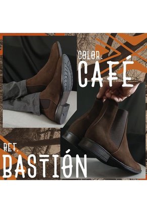 Botas En CUERO Para Hombre Color Café Marca Monserrate Ref. Bastión