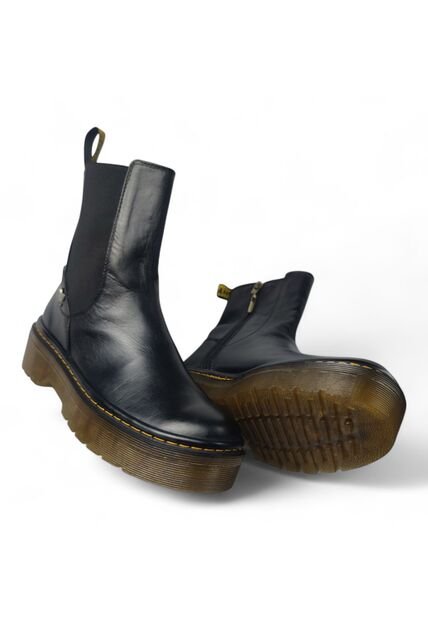 Botas Para Mujer En Cuero Color Negro  Marca MoreLiber Ref. Heroica