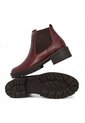 Botines De Mujer En Cuero Color Red Velvet MoreLiber Ref. Velvet de Monserrate
