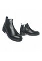 Botines De Mujer En Cuero Color Negro MoreLiber Ref. Velvet de Monserrate