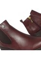 Botines De Mujer En Cuero Color Red Velvet MoreLiber Ref. Velvet de Monserrate