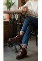 Botines De Mujer En Cuero Color Red Velvet MoreLiber Ref. Velvet de Monserrate