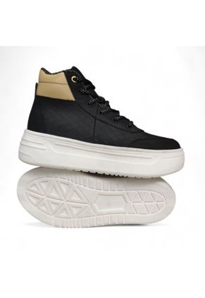 Tenis En Bota 100% CUERO Marca Monserrate Ref. Victoria Color Negro