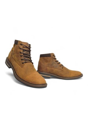 Botas En Cuero Para Hombre Color Caoba Marca Monserrate Ref. Galeras