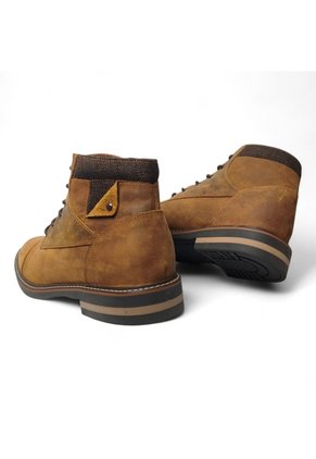 Botas En Cuero Para Hombre Color Caoba Marca Monserrate Ref. Galeras