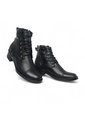 Botines De Mujer En Cuero Color Negro MoreLiber Ref. Jubilo de Monserrate