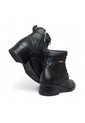 Botines De Mujer En Cuero Color Negro MoreLiber Ref. Jubilo de Monserrate