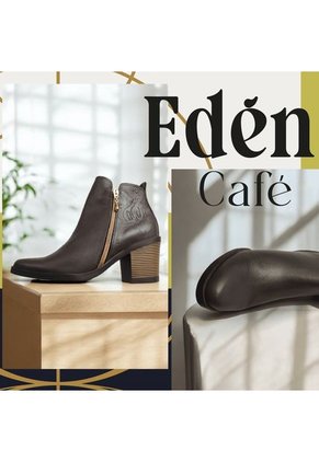 Botin En CUERO Para Mujer Marca Monserrate Ref. Eden Color Café