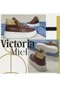 Tenis En Bota 100% CUERO Para Mujer Marca Monserrate Ref Victoria Miel de Monserrate