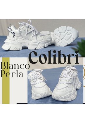Tenis Sneakers Para Mujer Marca Monserrate Ref. Colibri Color Blanco