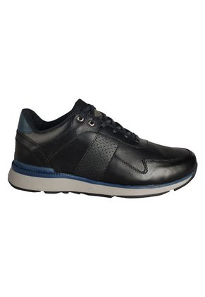 Tenis En Cuero Para Hombre Marca Monserrate Ref. Tayrona Color Negro