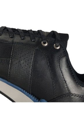 Tenis En Cuero Para Hombre Marca Monserrate Ref. Tayrona Color Negro