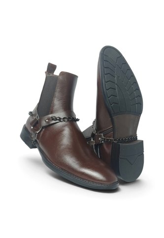 Botas En CUERO Para Hombre Marca Monserrate Ref Sinfonía Color Café Monserrate