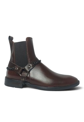 Botas En CUERO Para Hombre Marca Monserrate Ref Sinfonía Color Café