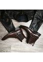 Botas En CUERO Para Hombre Marca Monserrate Ref Sinfonía Color Café de Monserrate