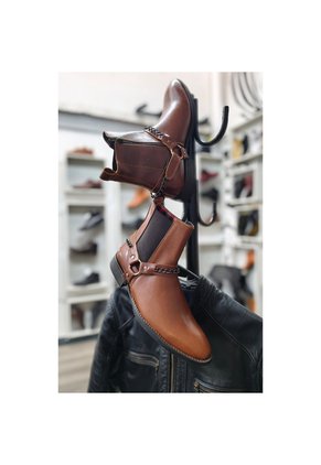 Botas En CUERO Para Hombre Marca Monserrate Ref Sinfonía Color Miel