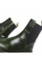 Botines De Mujer En Cuero Color Verde Esmeralda MoreLiber Ref. Frenesí de Monserrate