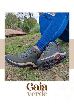 Botas En CUERO Outdoor Para Mujer Color Verde MoreLiber By Monserrate Gaia